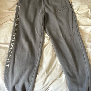 Taylor Swift TTPD Gray Sweatpants - Large